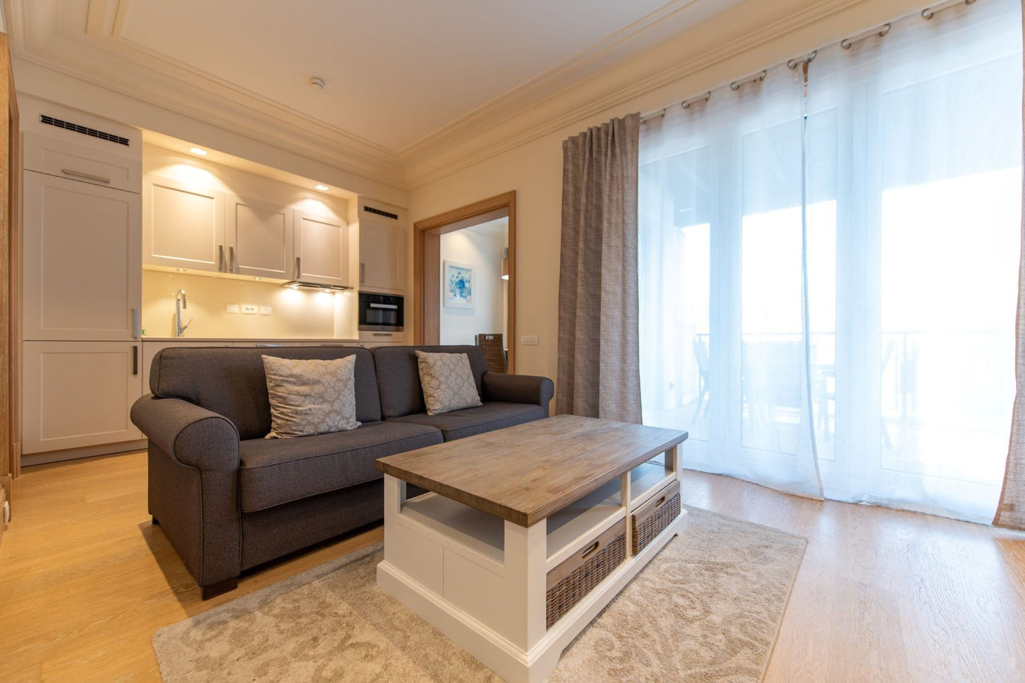 Elegant 1-Bedroom Apartment with Side Sea View – Ksenija, Porto Montenegro
