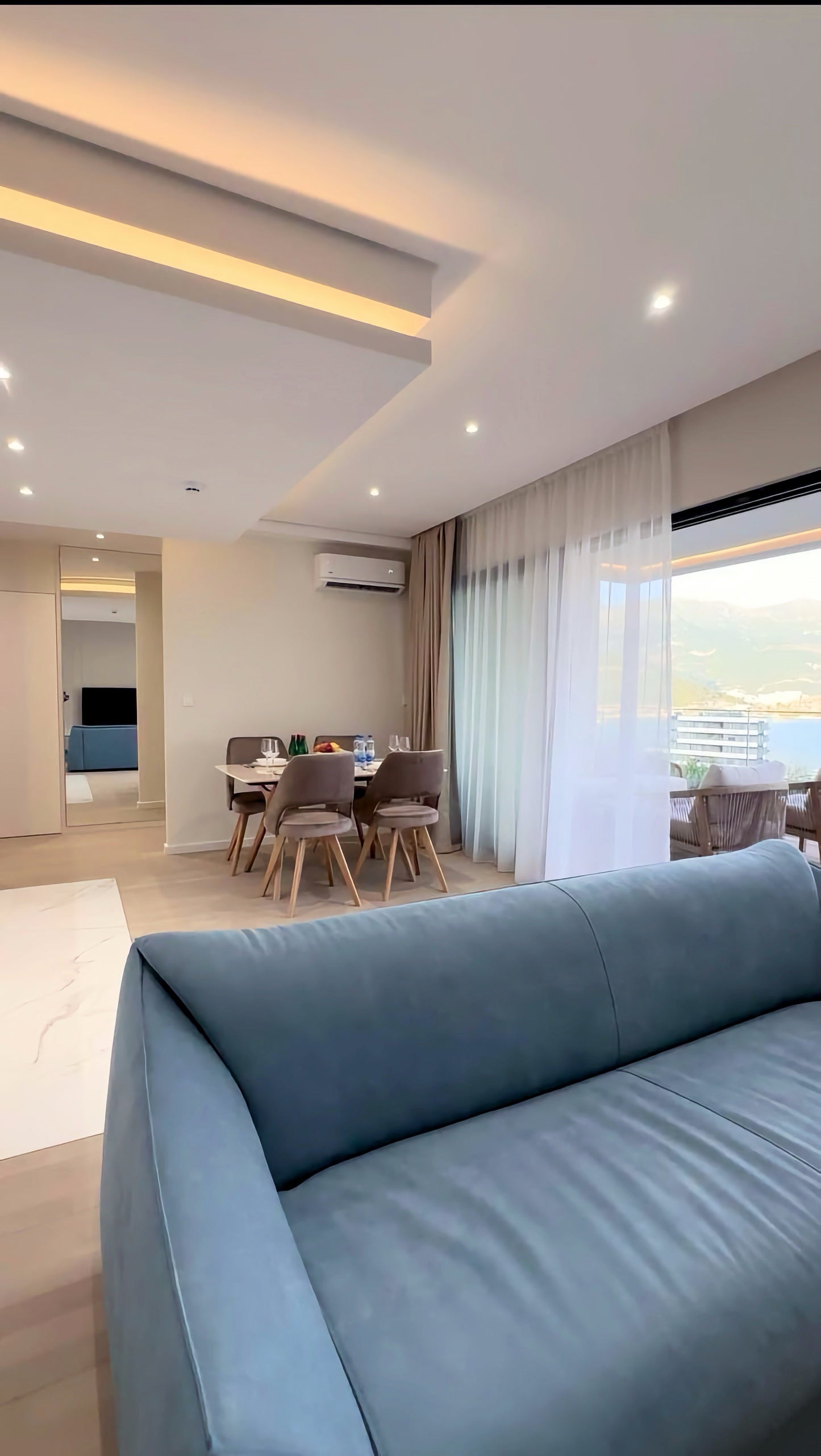 Stylish Apartment in Budva with Sea View and Old Town Panorama